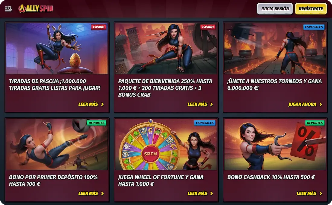 bonos del casino allyspin